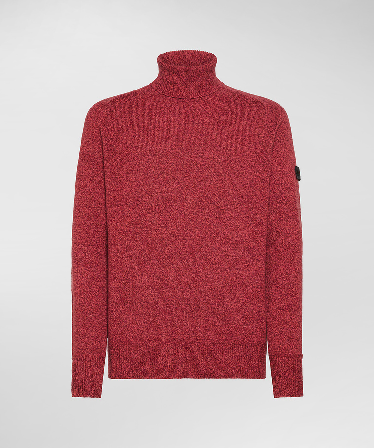 Maglione collo alto moulinè - Uomo | Peuterey