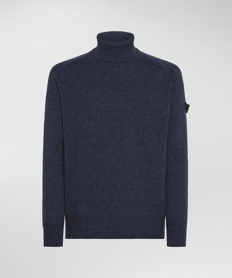 Maglione collo alto moulinè - Uomo | Peuterey