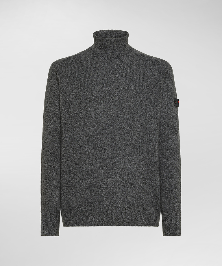 Maglione collo alto moulinè - Uomo | Peuterey