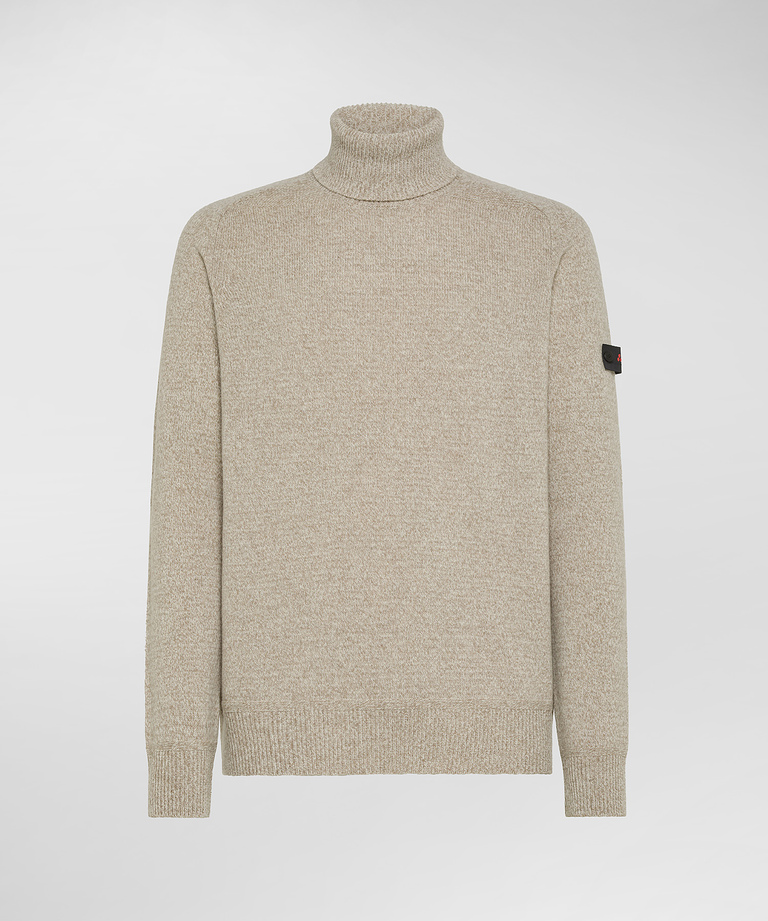 Maglione collo alto moulinè - Uomo | Peuterey
