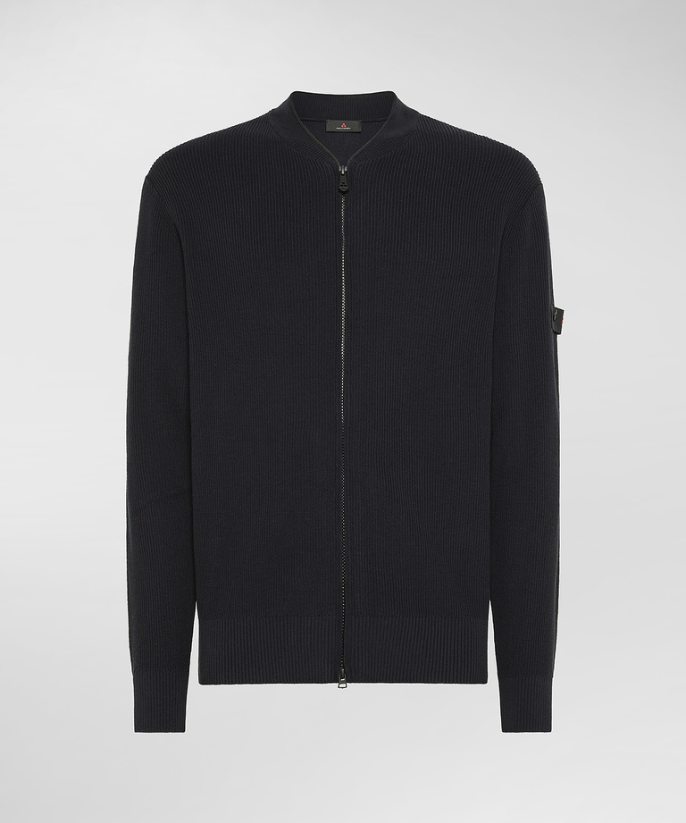 Cotton sweater with zip - Men's Preview | Peuterey