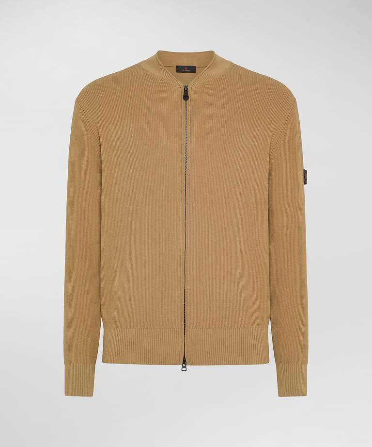 Cotton sweater with zip - Men's Preview | Peuterey
