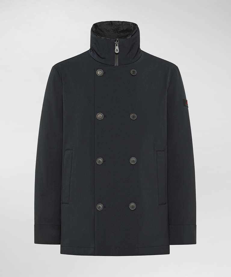 Recycled fabric double-breasted blazer - Men's Preview | Peuterey