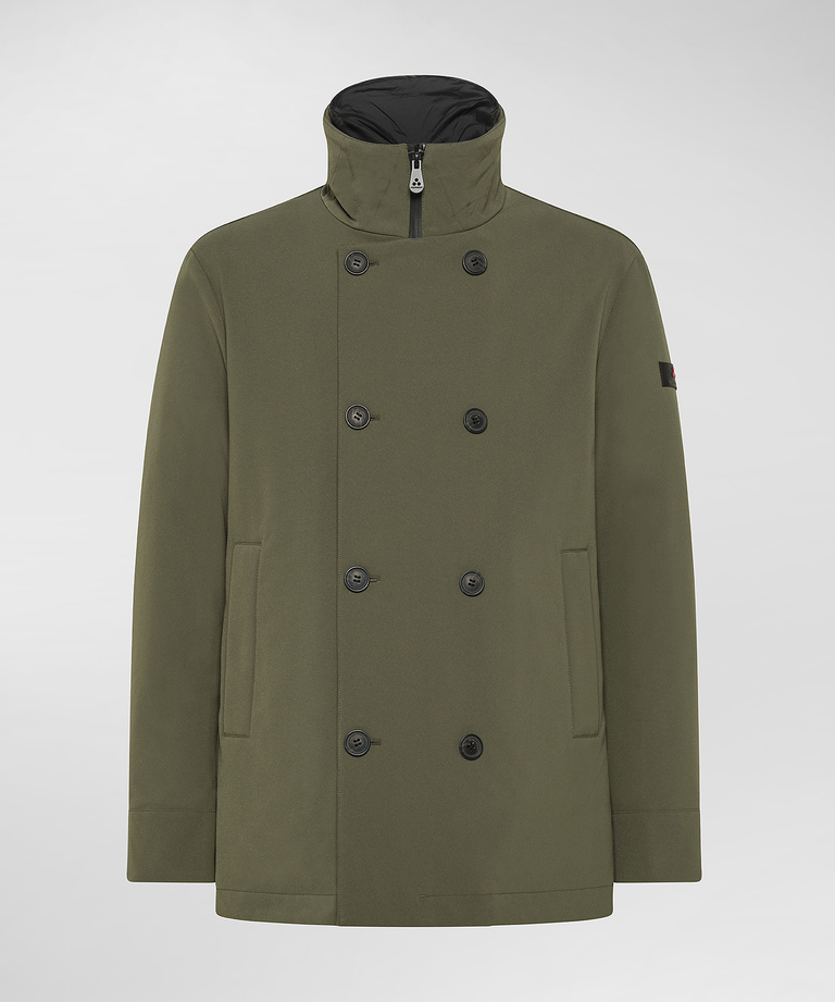 Recycled fabric double-breasted blazer - Men's Preview | Peuterey