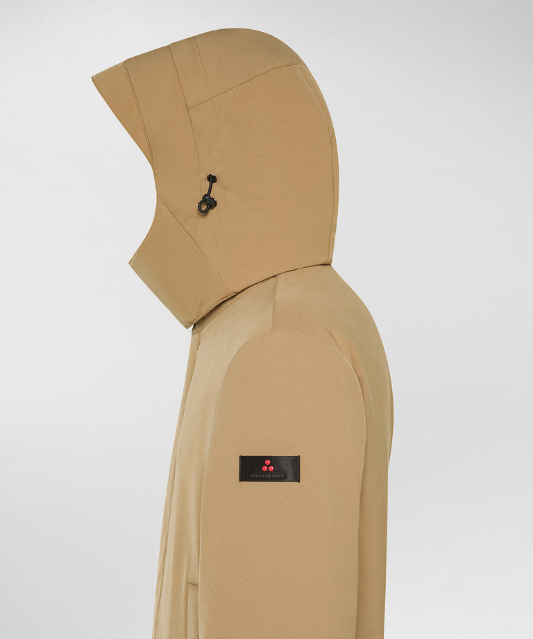 Recycled fabric performance coat