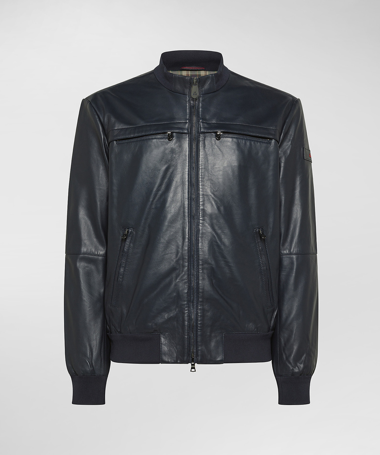 Nappa leather biker jacket - Men's Preview | Peuterey