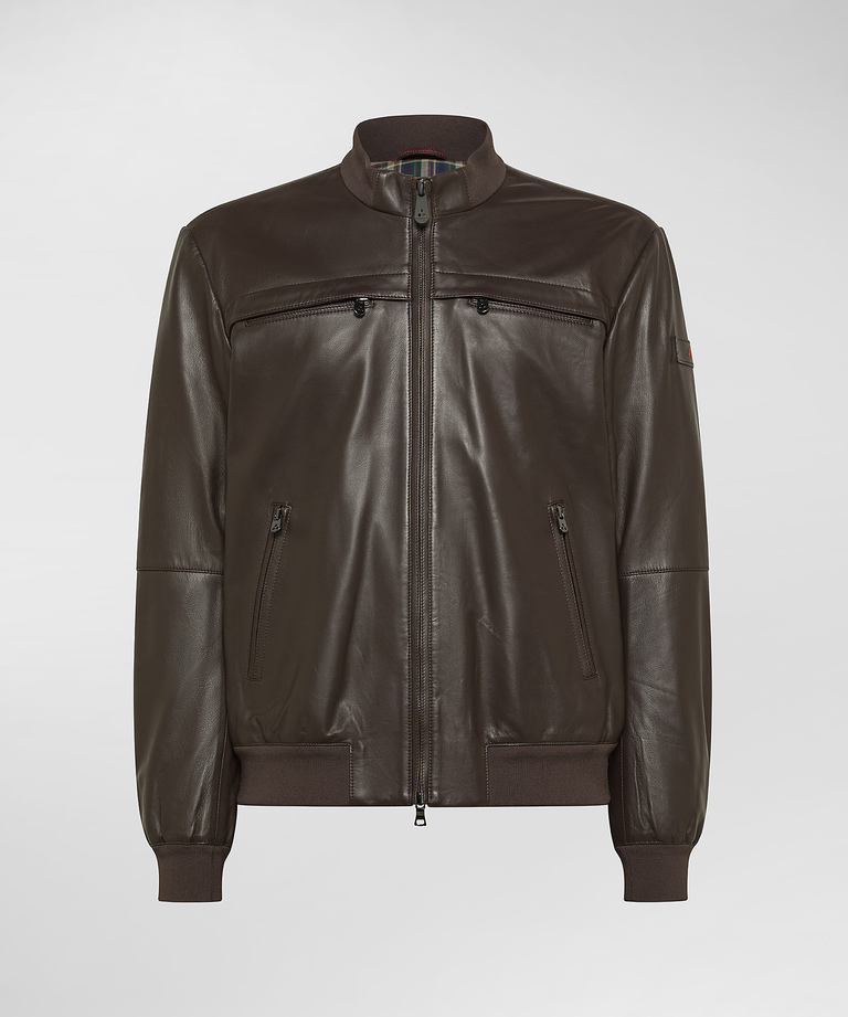 Nappa leather biker jacket - Men's Preview | Peuterey