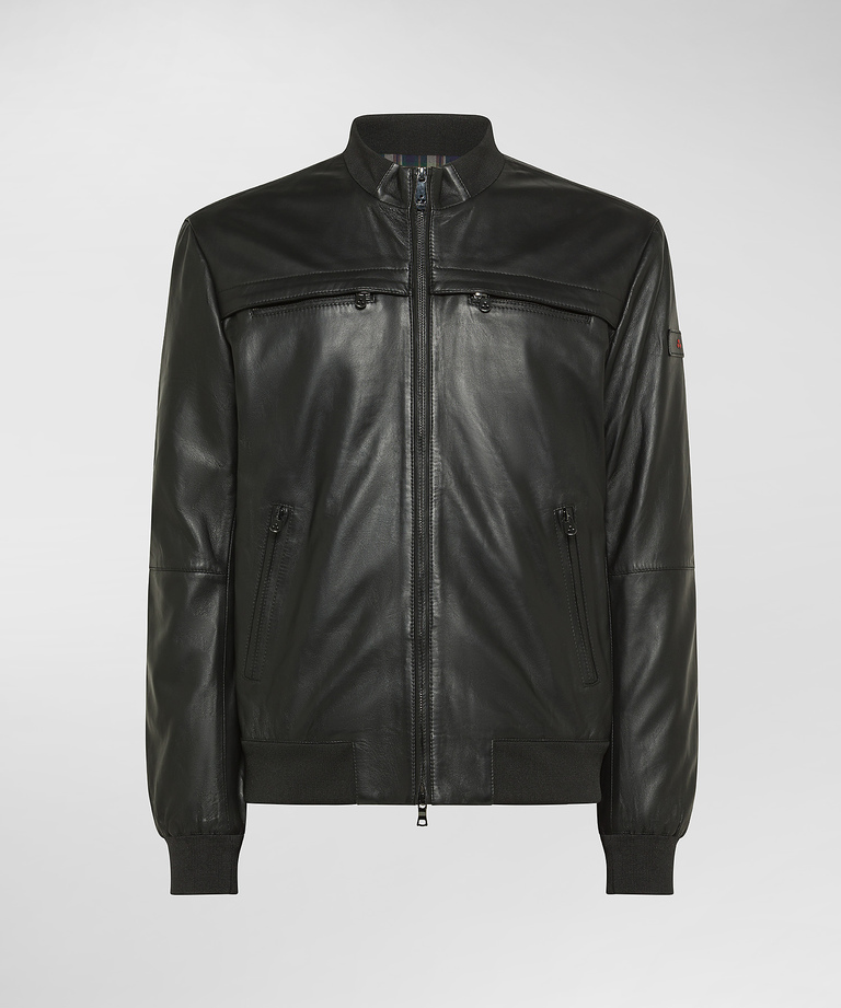 Nappa leather biker jacket - Men's Preview | Peuterey