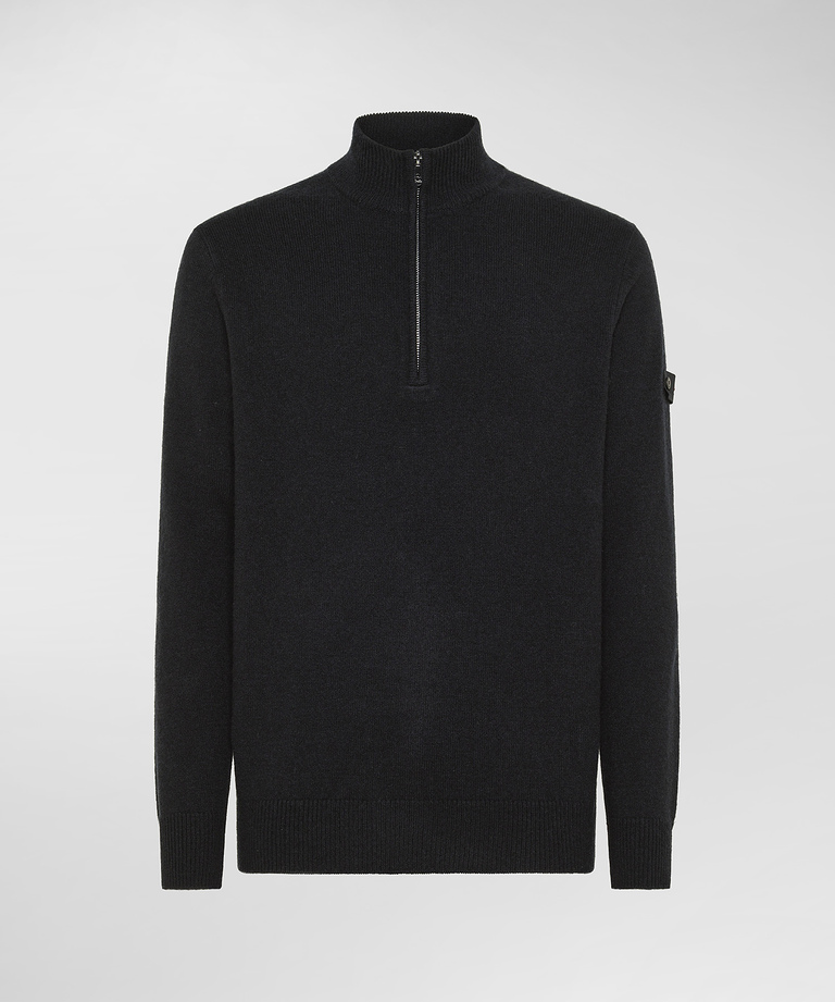 Yak wool half-zip sweater - Men's Preview | Peuterey