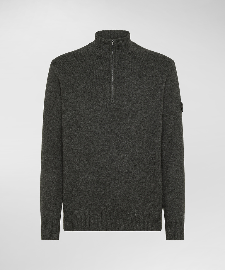 Yak wool half-zip sweater - Men's Preview | Peuterey