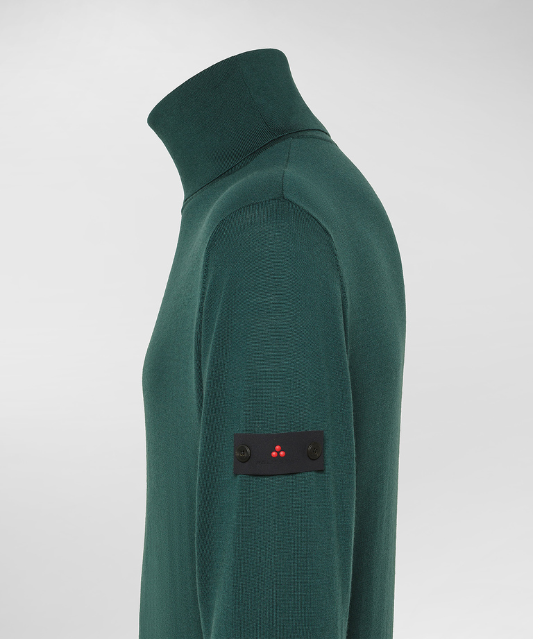 Merino wool blend turtleneck
