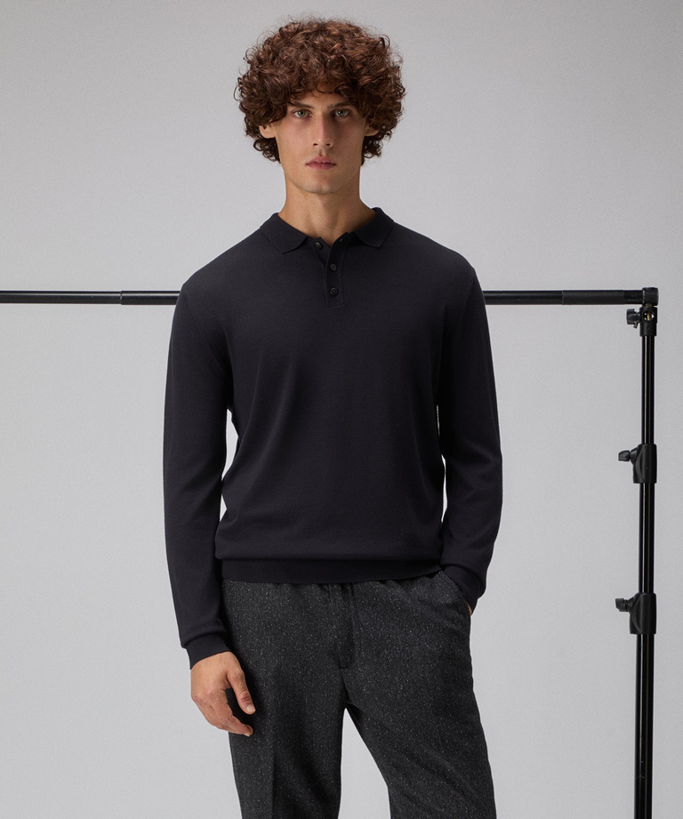 Merino wool polo shirt - Lightweight clothing | Peuterey