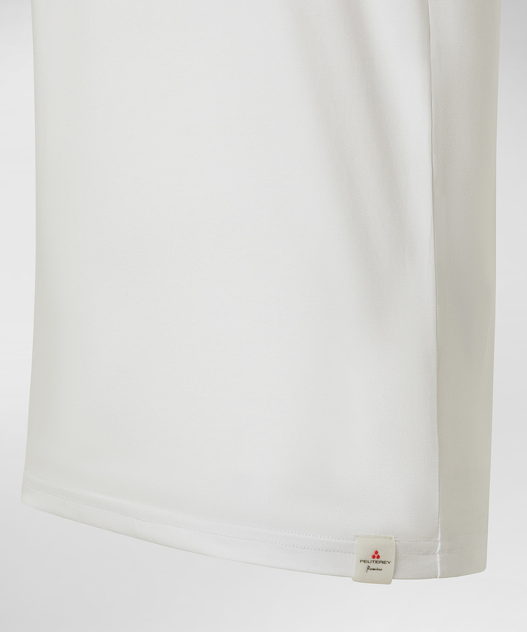 Cotton and polyester blend T-shirt