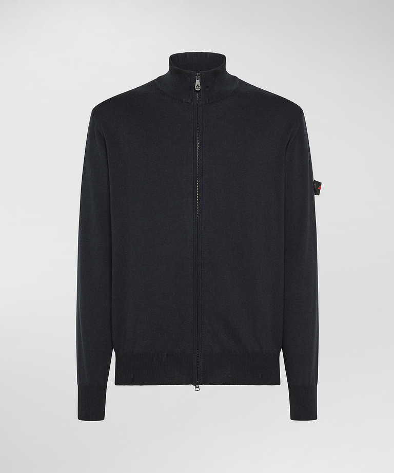 Wool and polyester blend crew-neck sweater - Men's Preview | Peuterey