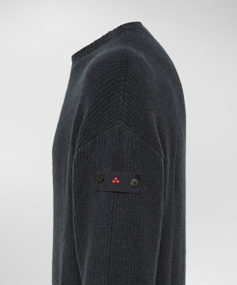 Cotton and wool blend sweater