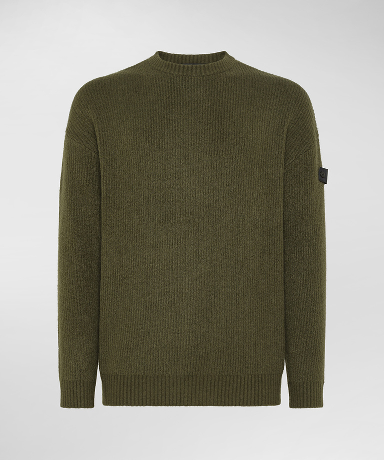 Cotton and wool blend sweater - Men's Preview | Peuterey