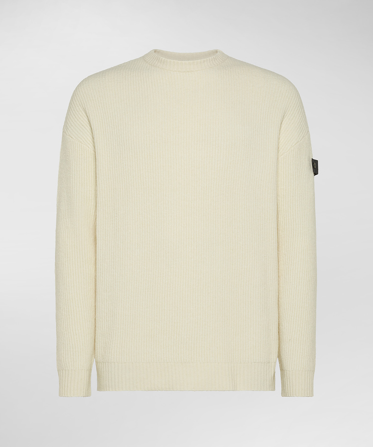 Cotton and wool blend sweater - Men's Preview | Peuterey
