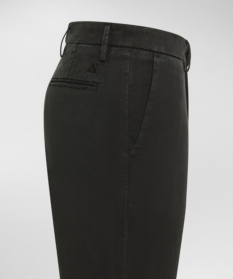Cotton modal gabardine trousers