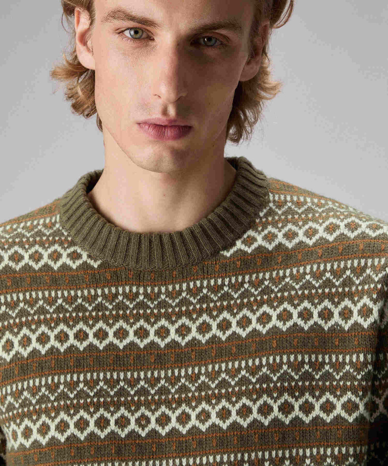 Norwegian pattern sweater