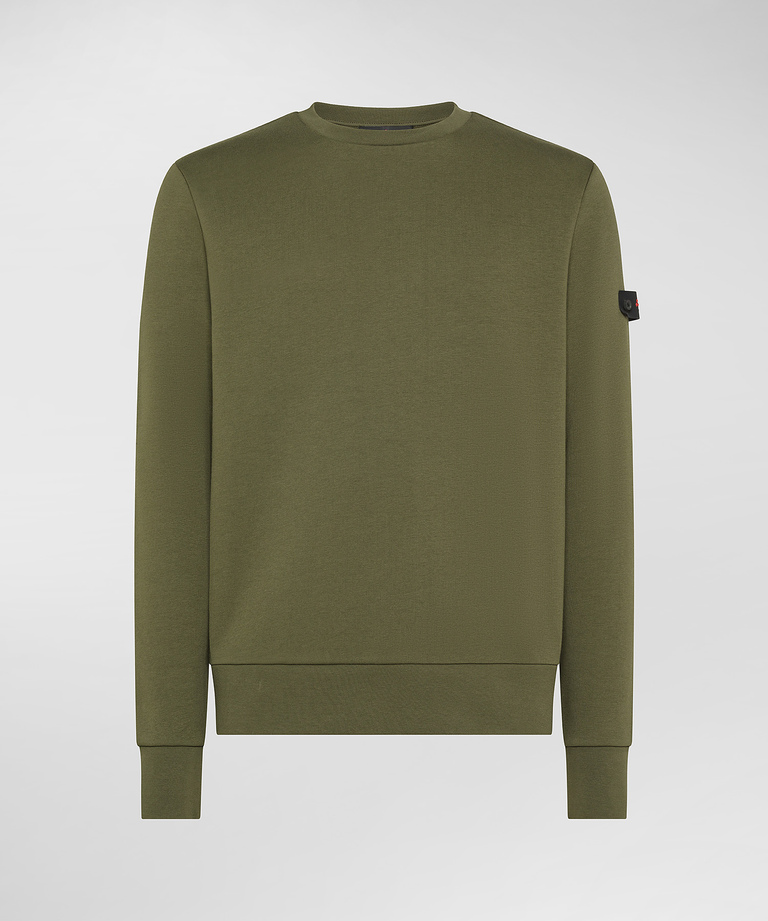 Fleece cotton sweatshirt - Men's Preview | Peuterey
