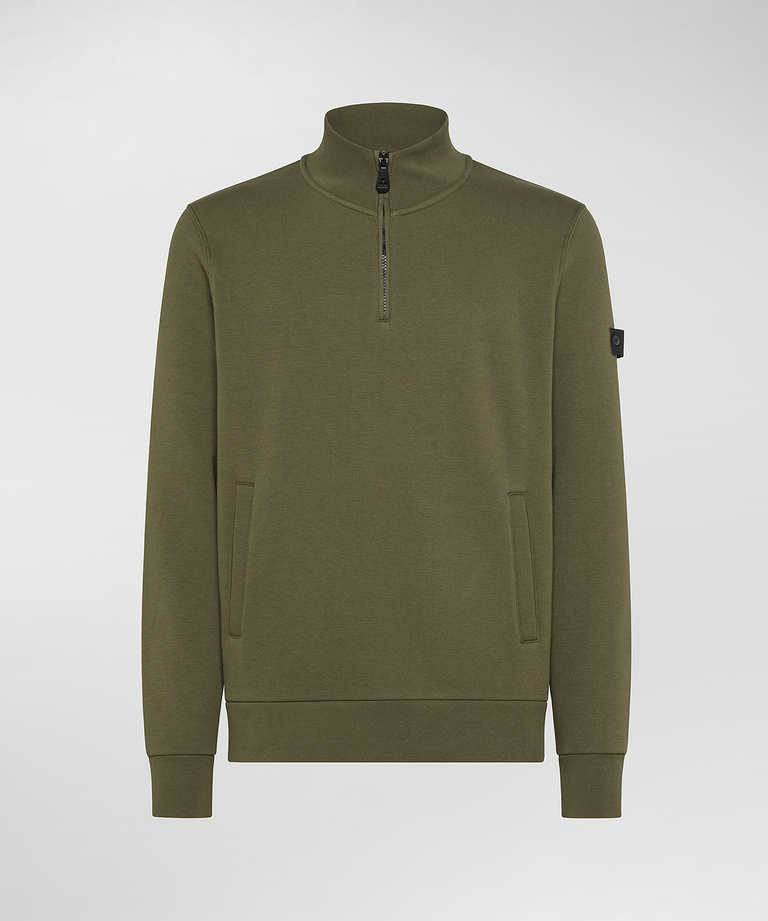 Sweatshirt with half zip - Men's Preview | Peuterey
