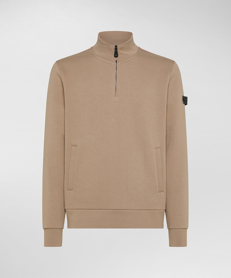 Sweatshirt with half zip - Men's Preview | Peuterey