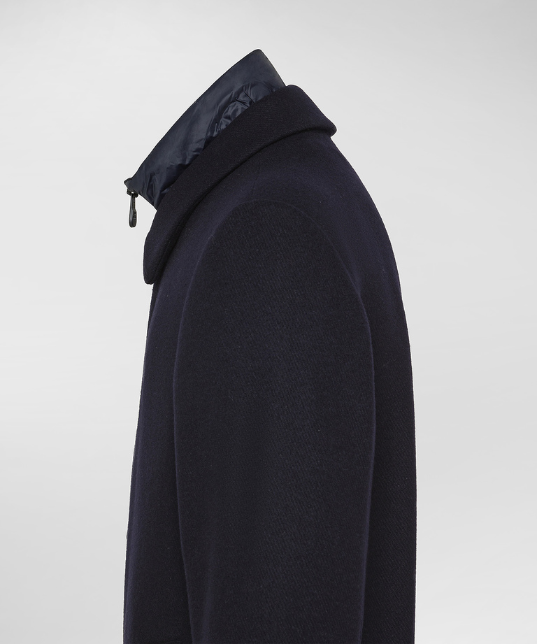 Wool blend coat