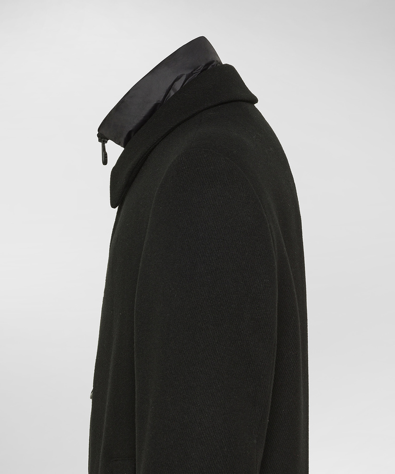 Wool blend coat