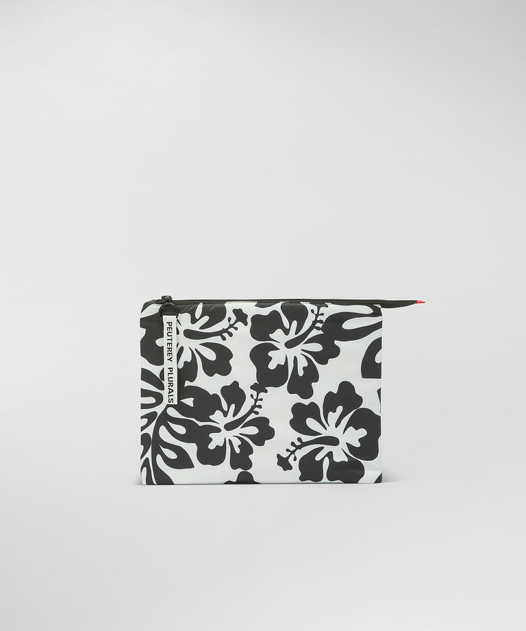 Patterned nylon clutch bag - Plurals Collection Women | Peuterey