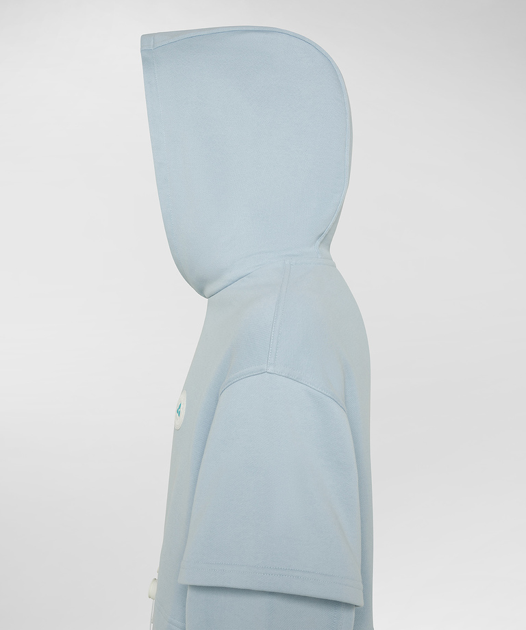 Double sleeve sweatshirt and drawstring waistband