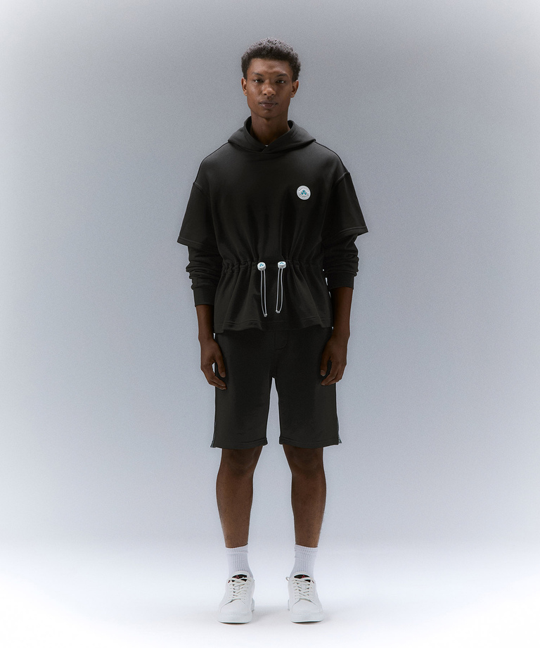 Double sleeve sweatshirt and drawstring waistband - Clothing & accessories | Peuterey