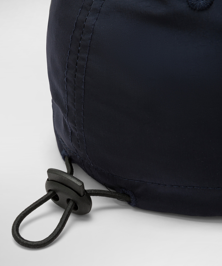 Baseball cap with matching logo