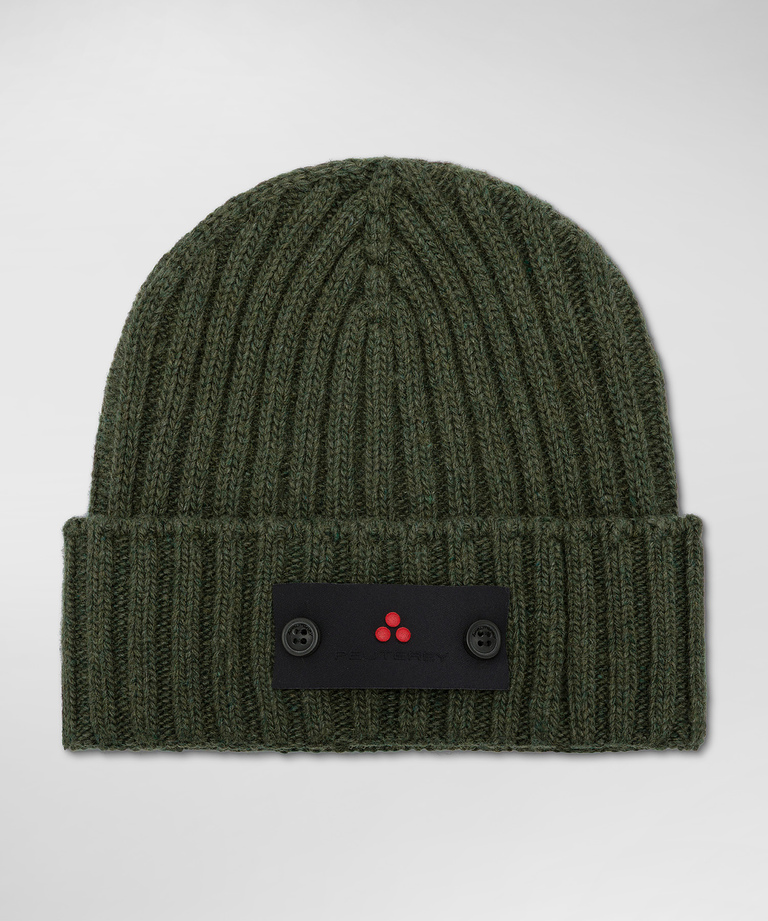 Ribbed cashmere blend hat - Men's Preview | Peuterey
