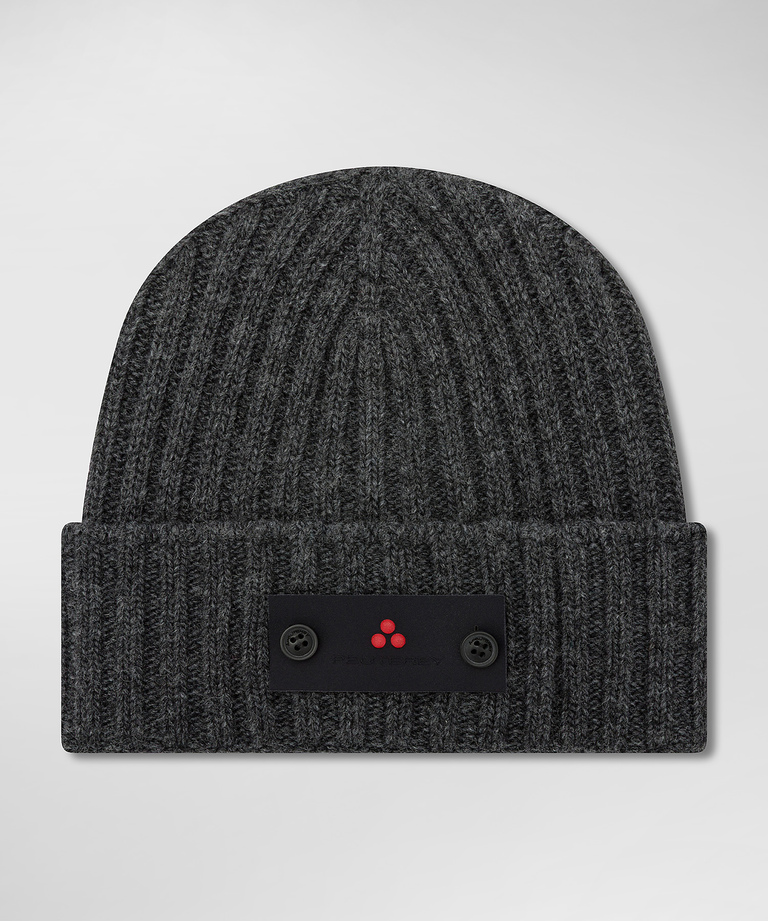 Ribbed cashmere blend hat - Men's Preview | Peuterey