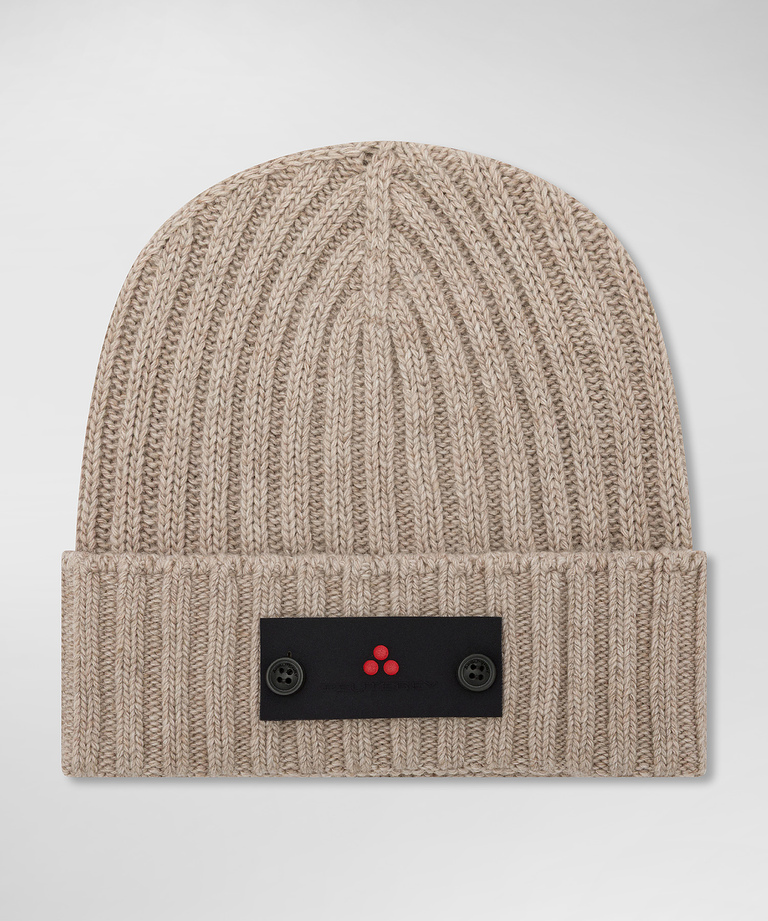 Ribbed cashmere blend hat - Men's Preview | Peuterey