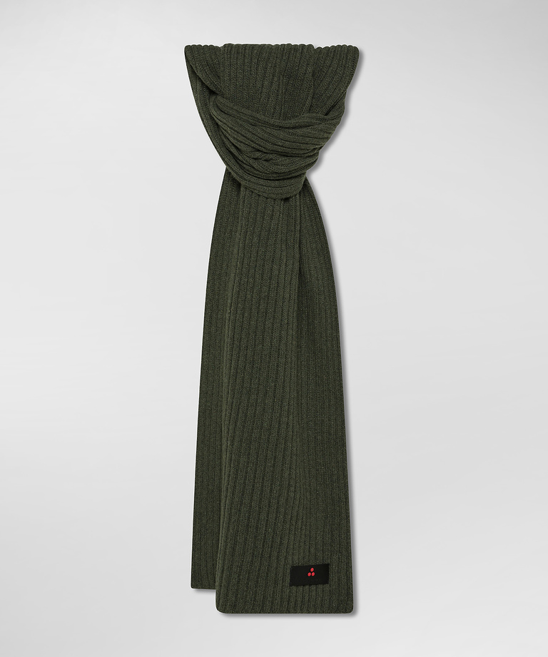 Ribbed cashmere blend scarf - Women's Preview | Peuterey