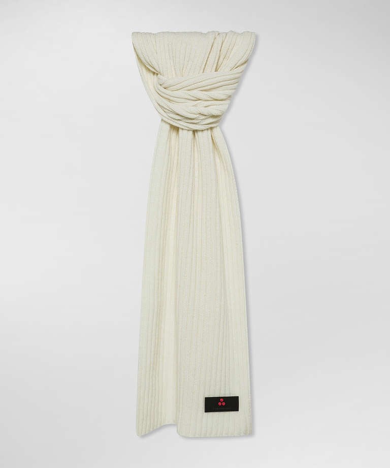 Ribbed cashmere blend scarf - Women's Preview | Peuterey