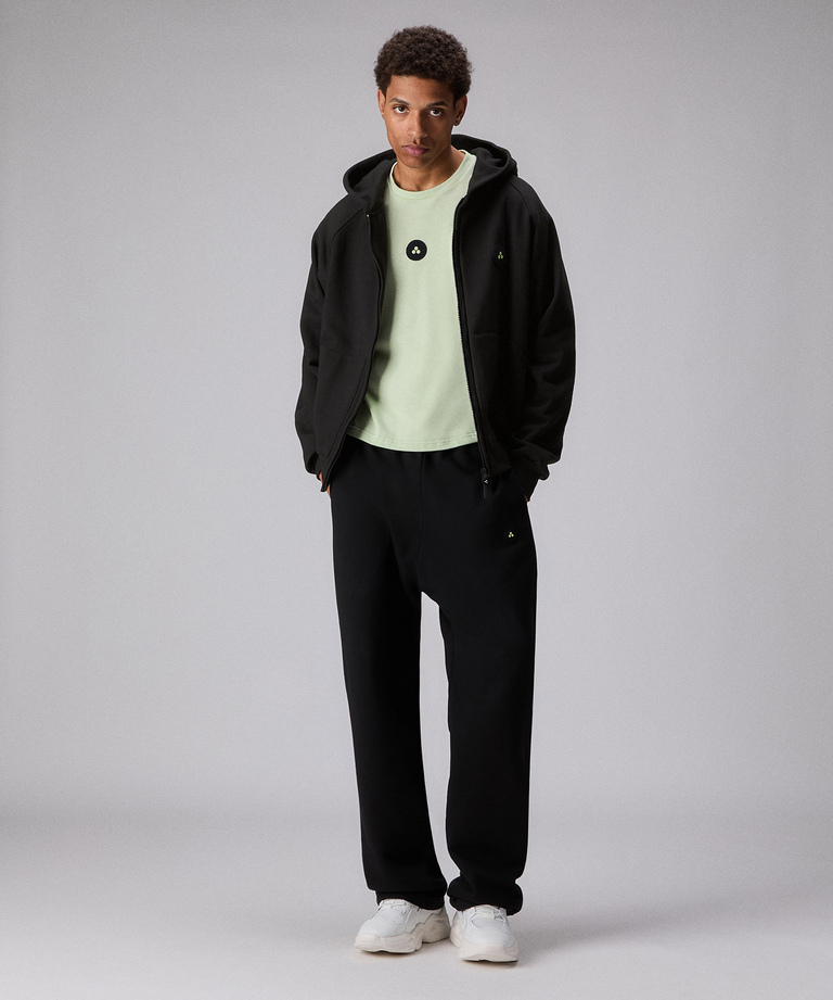 Felpa in cotone con zip - Uomo | Peuterey