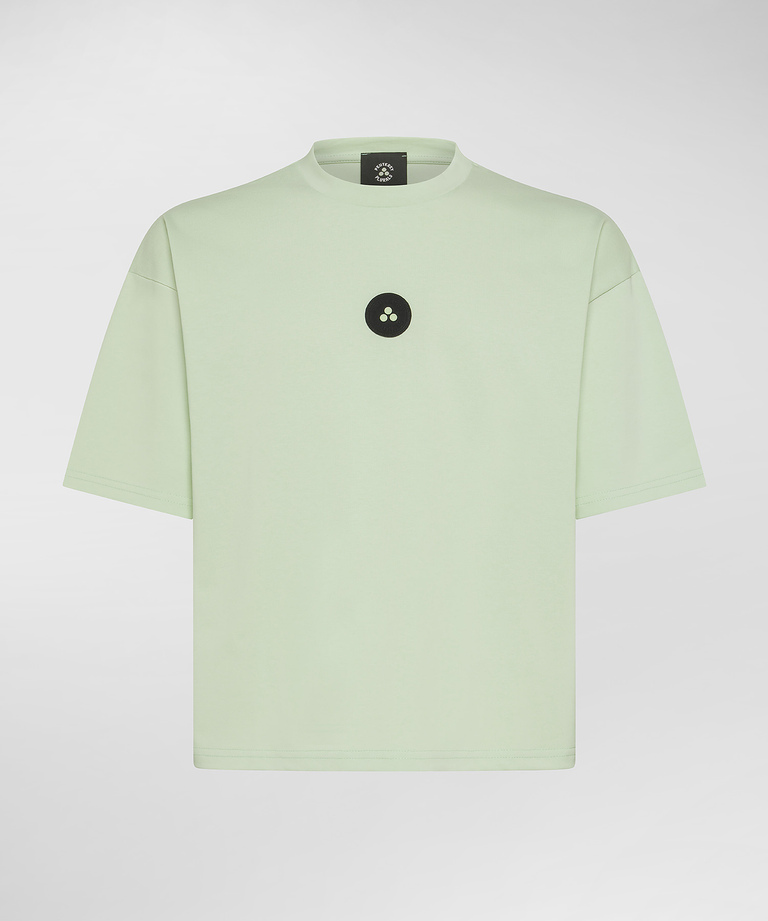 T-shirt cropped in cotone - Plurals Collection | Peuterey