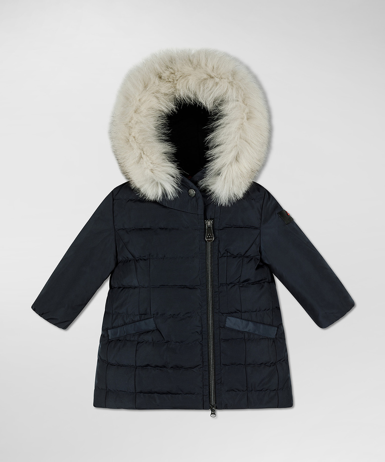 Slim down jacket with fur - Baby Clothing | Peuterey