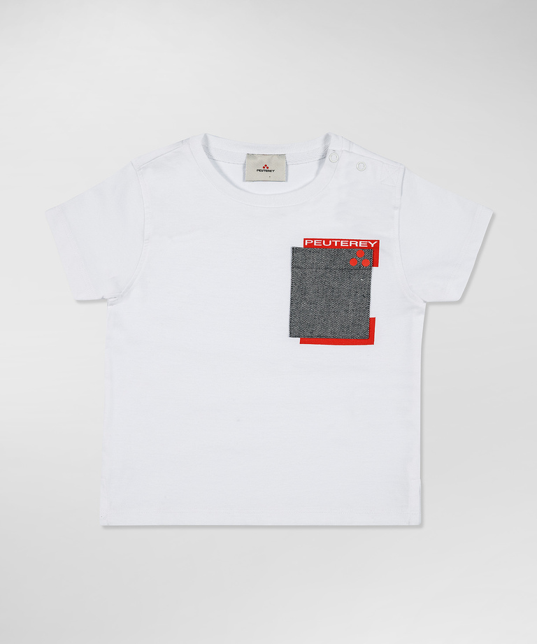 T-shirt with multicolour pocket - Baby Clothing | Peuterey