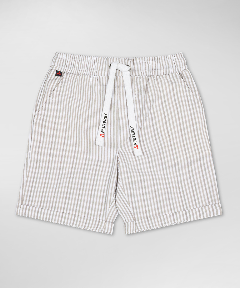 Striped Bermuda shorts - Toddlers' & Kids' Clothing (12 Mo - 8 Years) | Peuterey