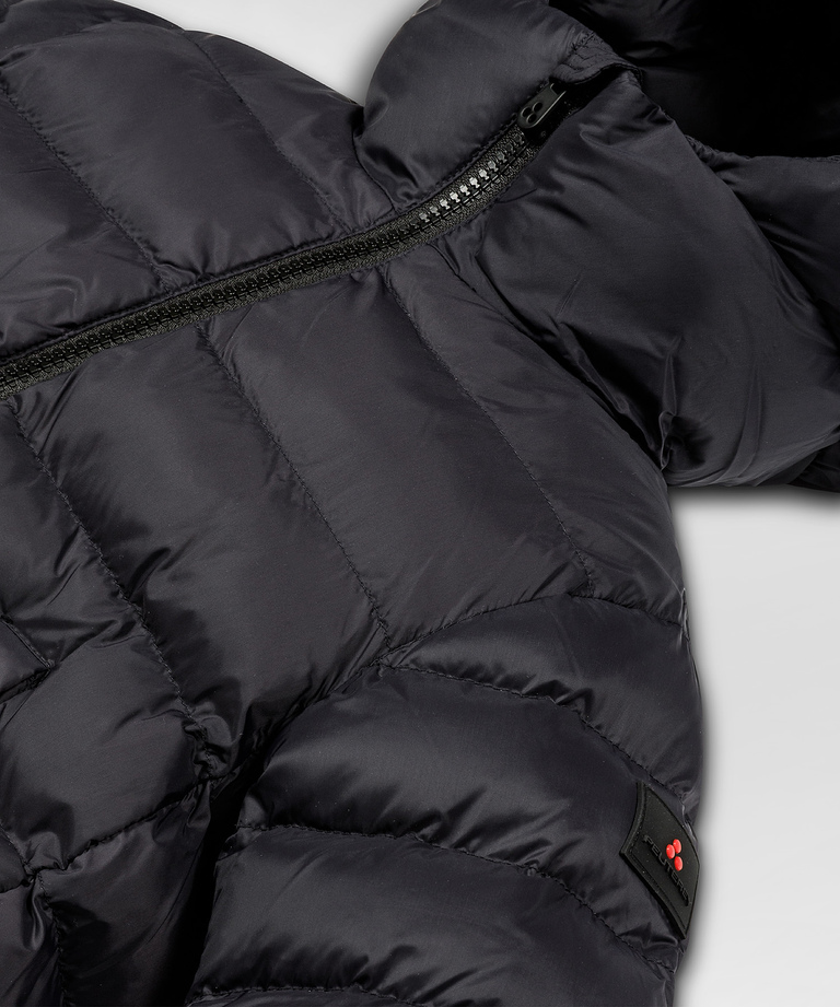 Gesteppte Daunenjacke mit Kapuze