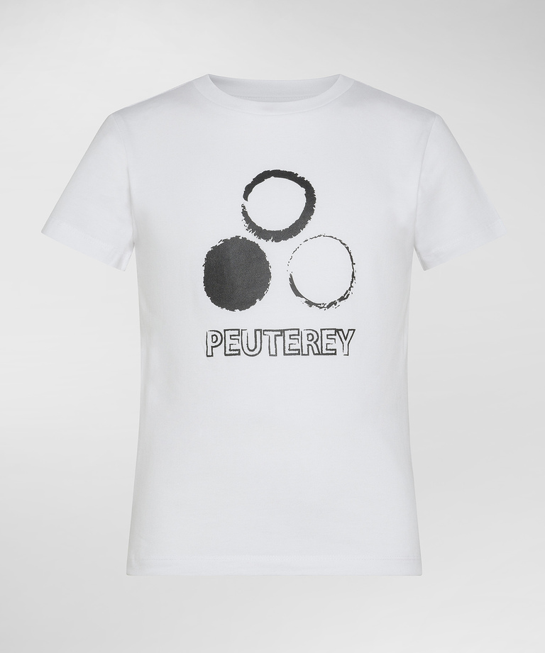 T-shirt with printed logo on the front | Peuterey