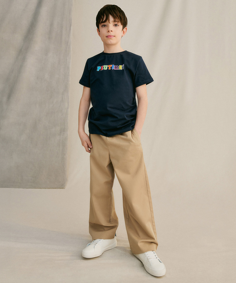 Cotton t-shirt with print - Boys' and Teens' Clothing | Peuterey