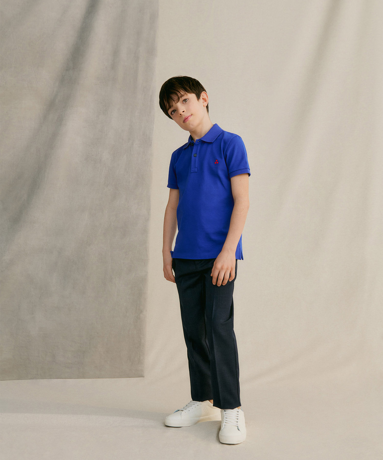 100% cotton pique polo shirt - Boys' and Teens' Clothing | Peuterey