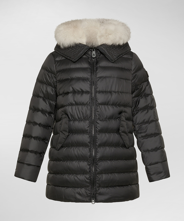 Piumino Lungo Con Pelliccia - Black Friday Kid & Baby | Peuterey