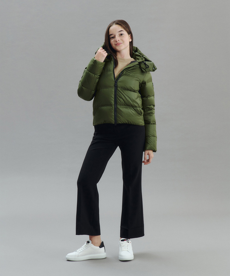 Ripstop Bomber Jacket With Double Hood - Kid & Baby Sale | Peuterey