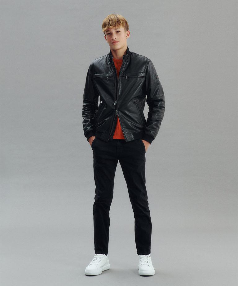 Teenage biker jacket sales