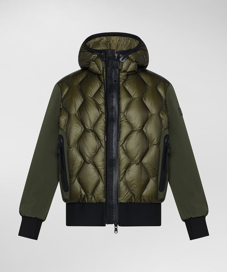 RIPSTOP BOMBER JACKET WITH DIAMOND QUILTING - Boys & Teens | Peuterey